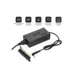 ΤΡΟΦΟΔΟΤΙΚΟ SWITCHING 90W ΜΕ ΕΠΙΛΕΓΟΜΕΝΗ ΕΞΟΔΟ 15V-20V + USB 5V  ΓΙΑ LAPTOP-NETBOOK