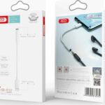 Adaptor Ήχου TypeC Αρσενικό με Καλώδιο σε 3,5mm Jack Stereo Θηλυκό / Converter USB-C male to 3.5mm female White