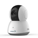 mini IP camera, surveillance camera, WiFi, Pan/Tilt, 2 MP, IR LEDs, night vision 10 m, fixed lens, DWDR technology, Guarding Vision app, for indoor and outdoor, white