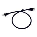 UTP cat6e 0,5m Black Καλώδιο δικτύου UTP cat6e