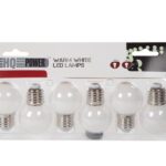 ΛΑΜΠΤΗΡΕΣ LED ΘΕΡΜΟ ΛΕΥΚΟ 6τεμ.   /  LED lamp   0,6W   6 pieces    warm white