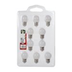 ΛΑΜΠΤΗΡΕΣ LED ΘΕΡΜΟ ΛΕΥΚΟ 10τεμ.   /  LED lamp 0,6W   10 pieces   warm white