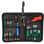 Εργαλειοθήκη  18 τεμάχια, μη μαγνητική, με θήκη, μαύρη  /    Toolkit, for the hobbyist, 18 pieces, non-magnetic, with case, black