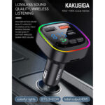 Car FM MP3 Transmitter, Φορτιστής με δυο εξόδους USB-A QC3.0 & USB-C PD3.0 40W και Bluetooth 5.3  /  Car FM MP3 Transmitter, Charger with two USB-A QC3.0 & USB-C PD3.0 40W outputs and Bluetooth 5.3 - Image 6