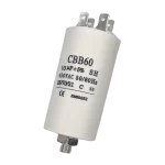Πυκνωτής AC μονίμου λειτουργίας FASTON 3.15μf  450VAC   /   AC capacitor FASTON 3.15μf  450VAC - Image 2