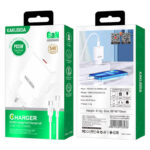 ΛΕΥΚΟΣ ΦΟΡΤΙΣΤΗΣ USB 25W ΜΕ ΚΑΛΩΔΙΟ TYPEC fast charging GAN   /   WHITE USB CHARGER 25W WITH TYPEC CABLE fast charging GAN - Image 3
