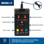 ΜΗΧΑΝΗΜΑ ΚΑΠΝΟΥ, δημιουργεί μαγική ατμόσφαιρα για εκδηλώσεις, χωρητικότητα δεξαμενής 1,2 λίτρων και εκπομπές ±170 m³-min   /   Powerful haze machine, create magical atmospheres for events, 1.2L tank capacity and ±170 m³-min emission - Image 8