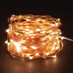 ΛΑΜΠΑΚΙΑ LED ΘΕΡΜΟΥ ΧΡΩΜΑΤΟΣ ΜΕ ΚΑΛΩΔΙΟ ΧΑΛΚΟΥ 12Μ 4,5V    /    Microlight LED - 12 m - 120 warm white lamps - copper wire - 4.5 V