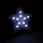 Κιτ κόλλησης, DIY, λευκό φωτεινό αστέρι, 14 εφέ LED, μπαταρία, ιδανικό για τα Χριστούγεννα   /   Soldering kit, DIY, white light star, 14 LED effects, battery, ideal for Christmas