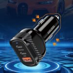 ΦΟΡΤΙΣΤΗΣ ΑΥΤΟΚΙΝΗΤΟΥ 60W - 30W+30W       /        CAR CHARGER 60W - 30W+30W - Image 2