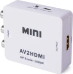 Μετατροπέας RCA female σε HDMI female    /     Converter RCA female to HDMI female White 1pcs - Image 5