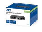 ΣΥΝΔΕΣΗ ΓΙΑ NETWORKING 8 ΘΕΣΕΩΝ ΜΕΤΑΛΛΙΚΗ     /    GIGABIT ETHERNET SWITCH 8 PORT METAL DESIGN - Image 2