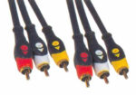 ΚΑΛΩΔΙΟ 3 RCA-3 RCA 1,5m    /     AUDIO CABLE 3 RCA-3 RCA 1,5m